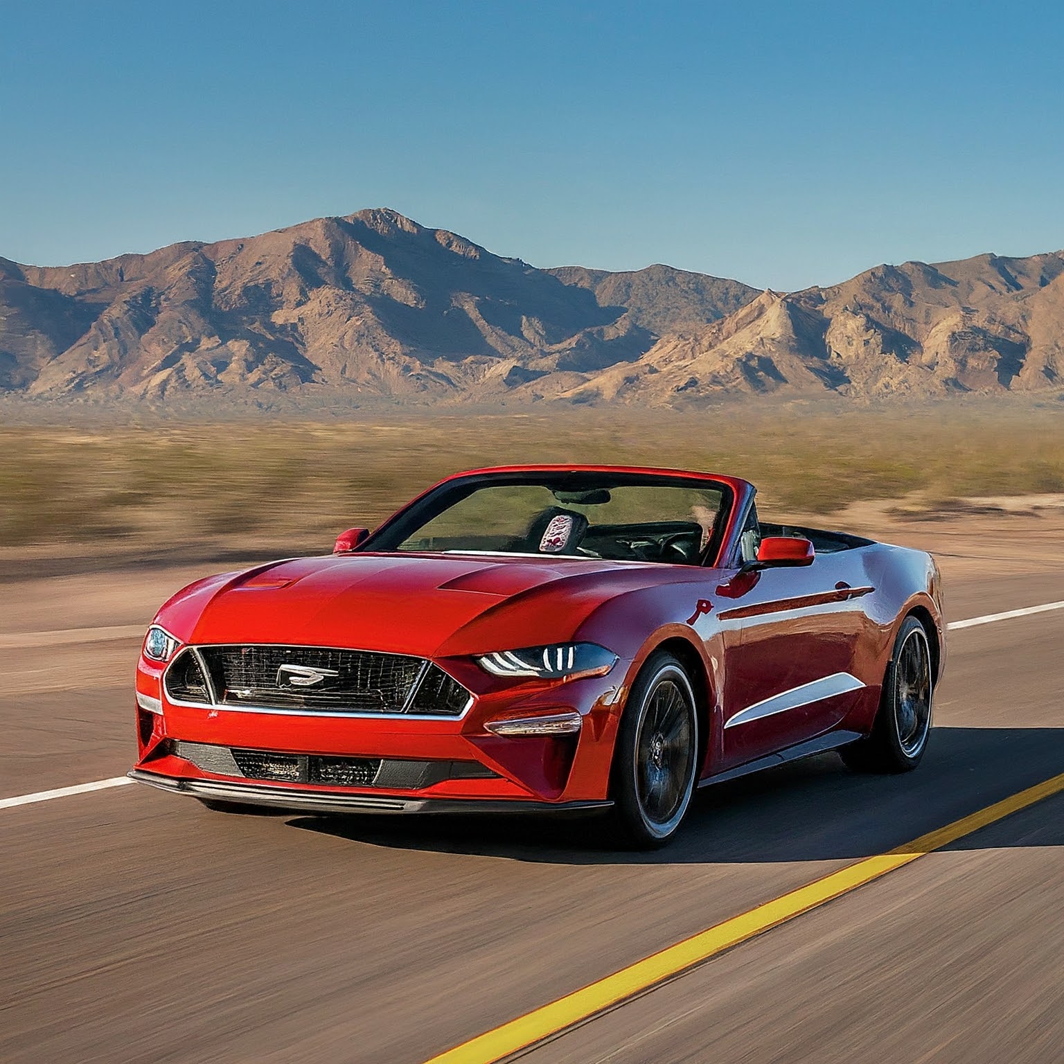 Convertible car rental in Los Angeles California